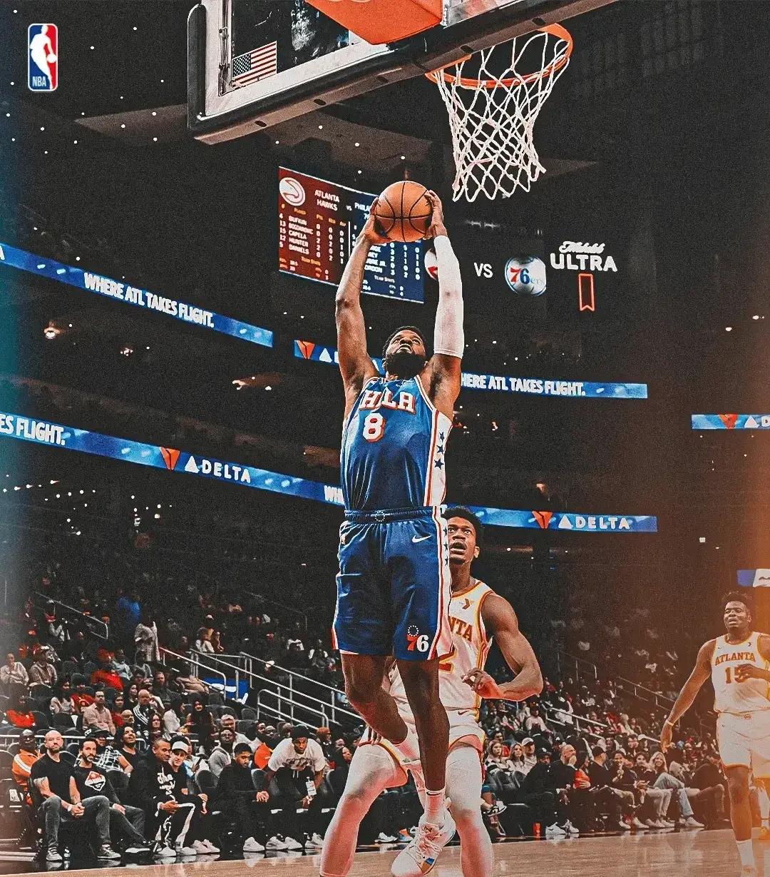 76人战胜老鹰，稳稳拿下胜利